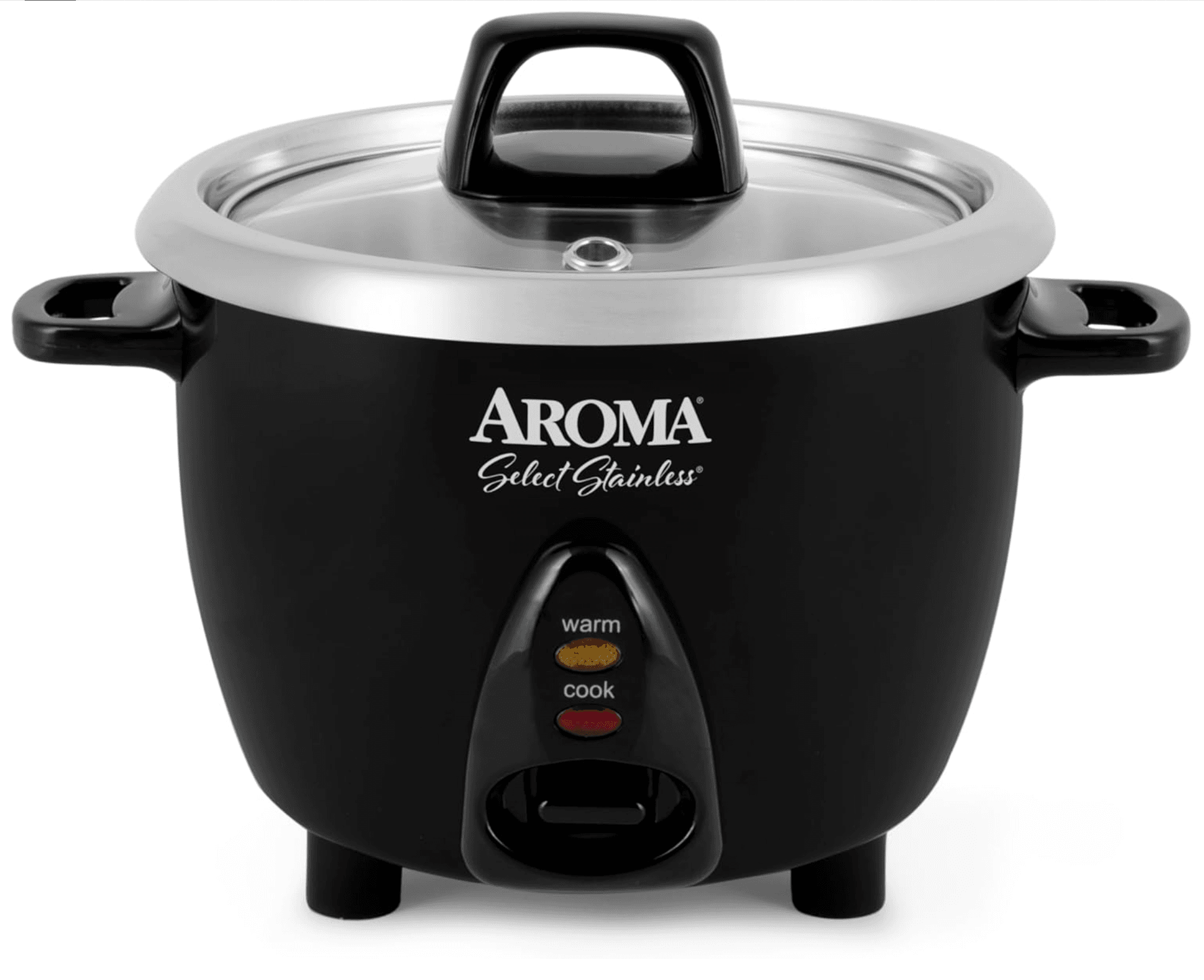 Aroma Stainless Rice Cooker Uncoated Inner Pot, 3-Cup view 1