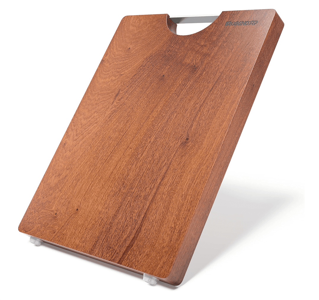 Brosisincorp Solid Sapele Wood Cutting Board One Piece No Glue Non Toxic