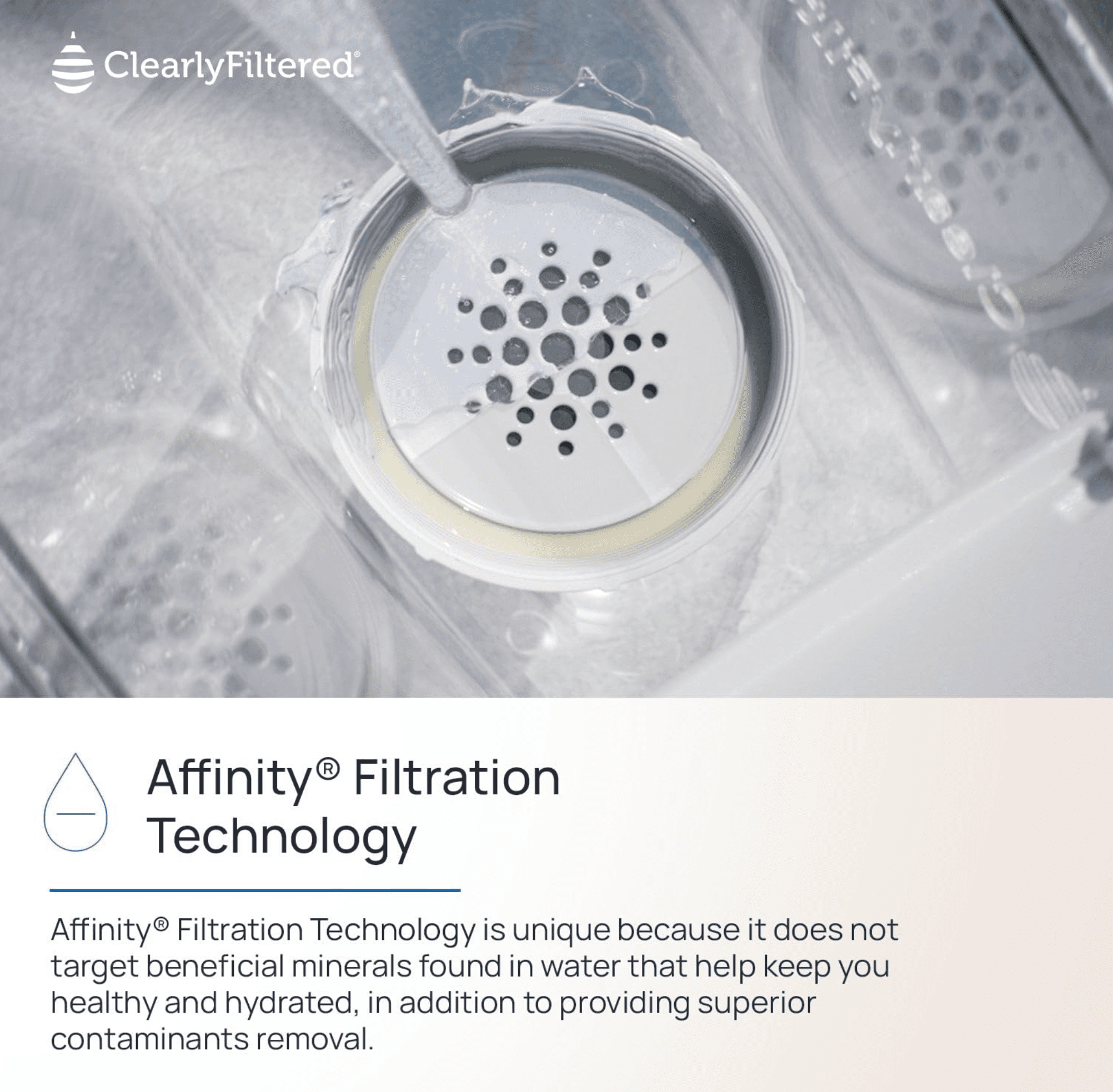 Clearly Filtered water pitcher view 7
