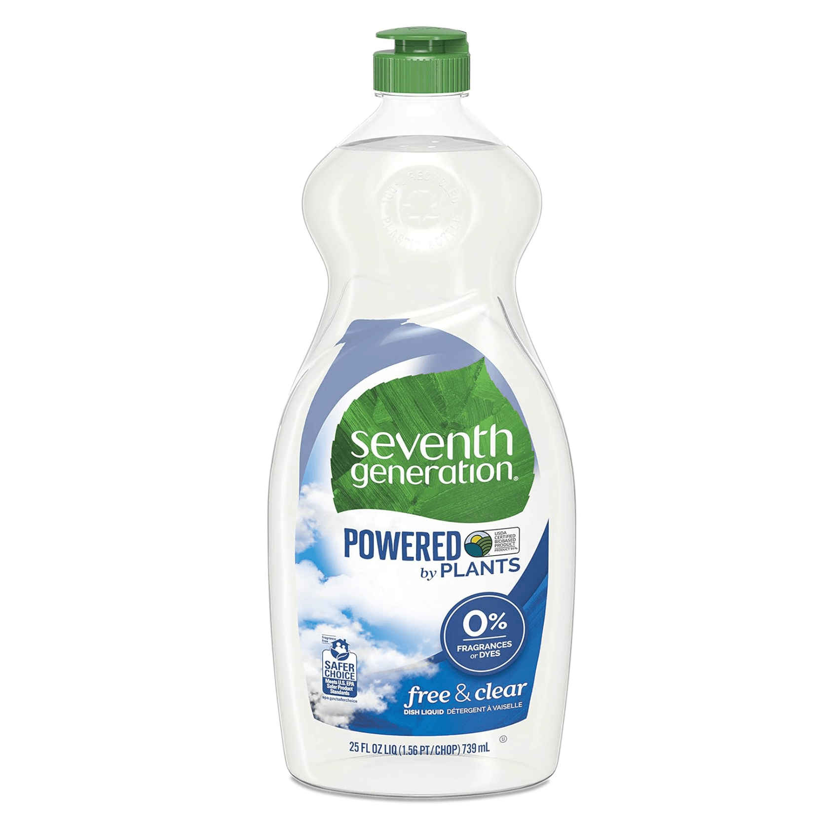 Seventh Generation Dish Liquid Soap, Free & Clear, 25 oz  view 1