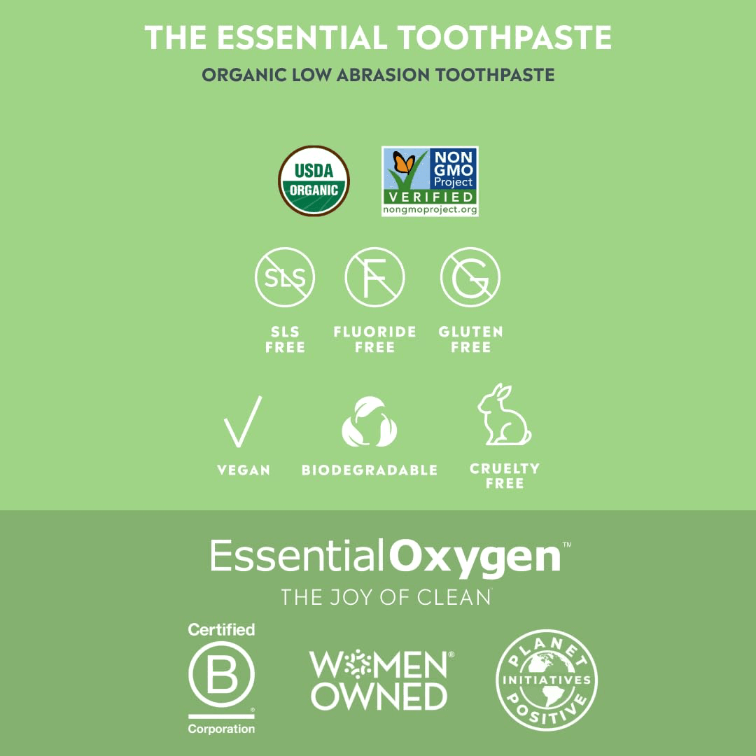 Essential Oxygen BR Certified Organic Toothpaste view 4