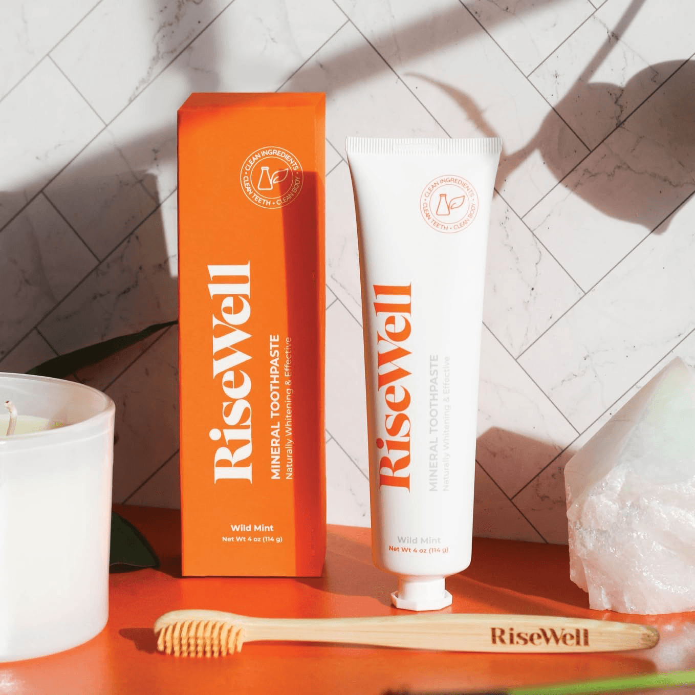 RiseWell Mineral Toothpaste - All Natural Toothpaste with Hydroxyapatite - Made in The USA view 5